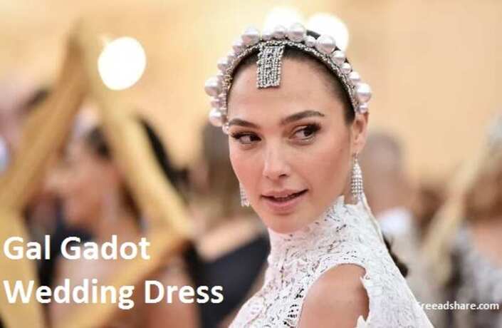 Gal Gadot Wedding Dress